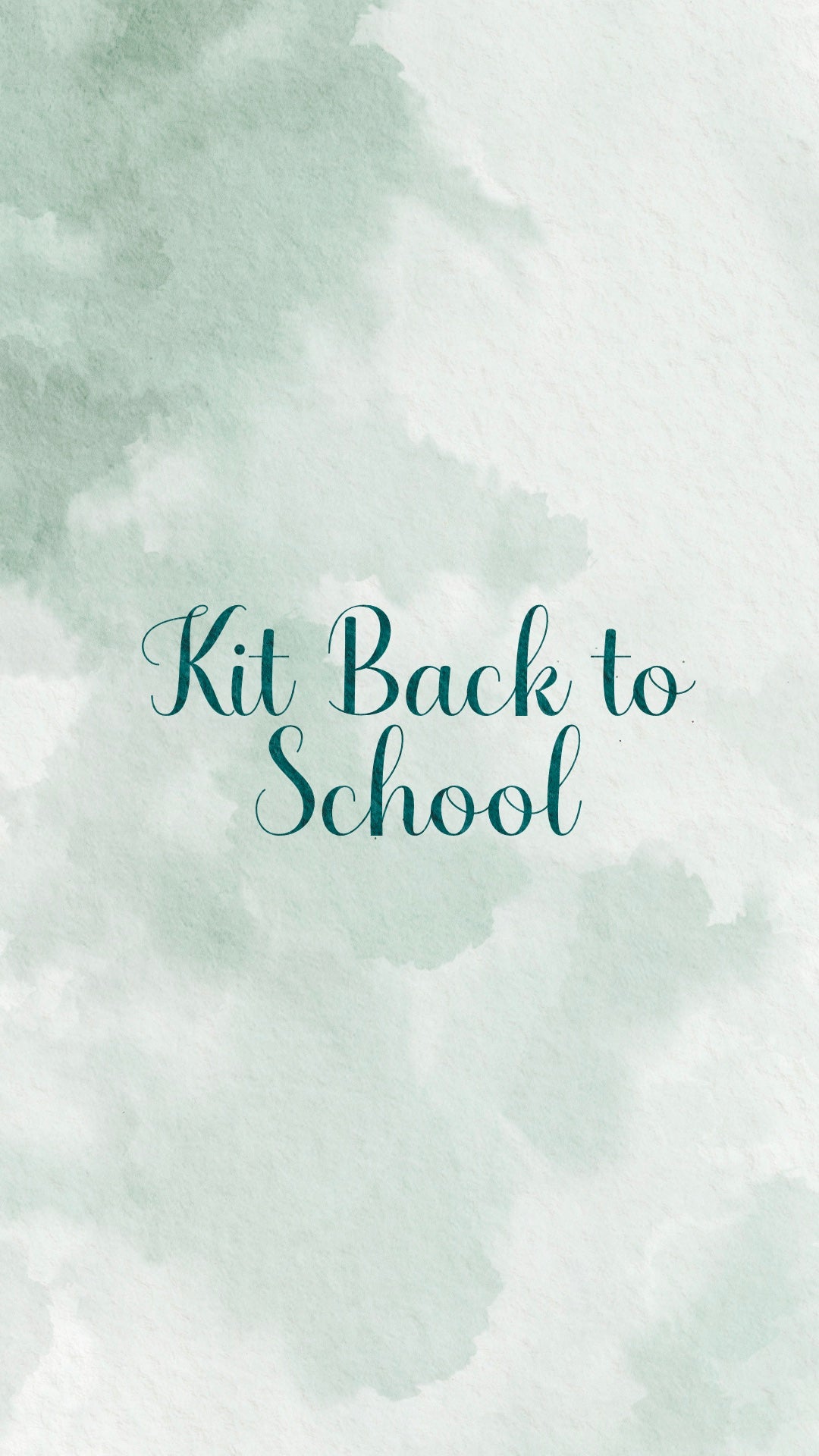 💚 KIT BACK TO SCHOOL 💚 VERDE