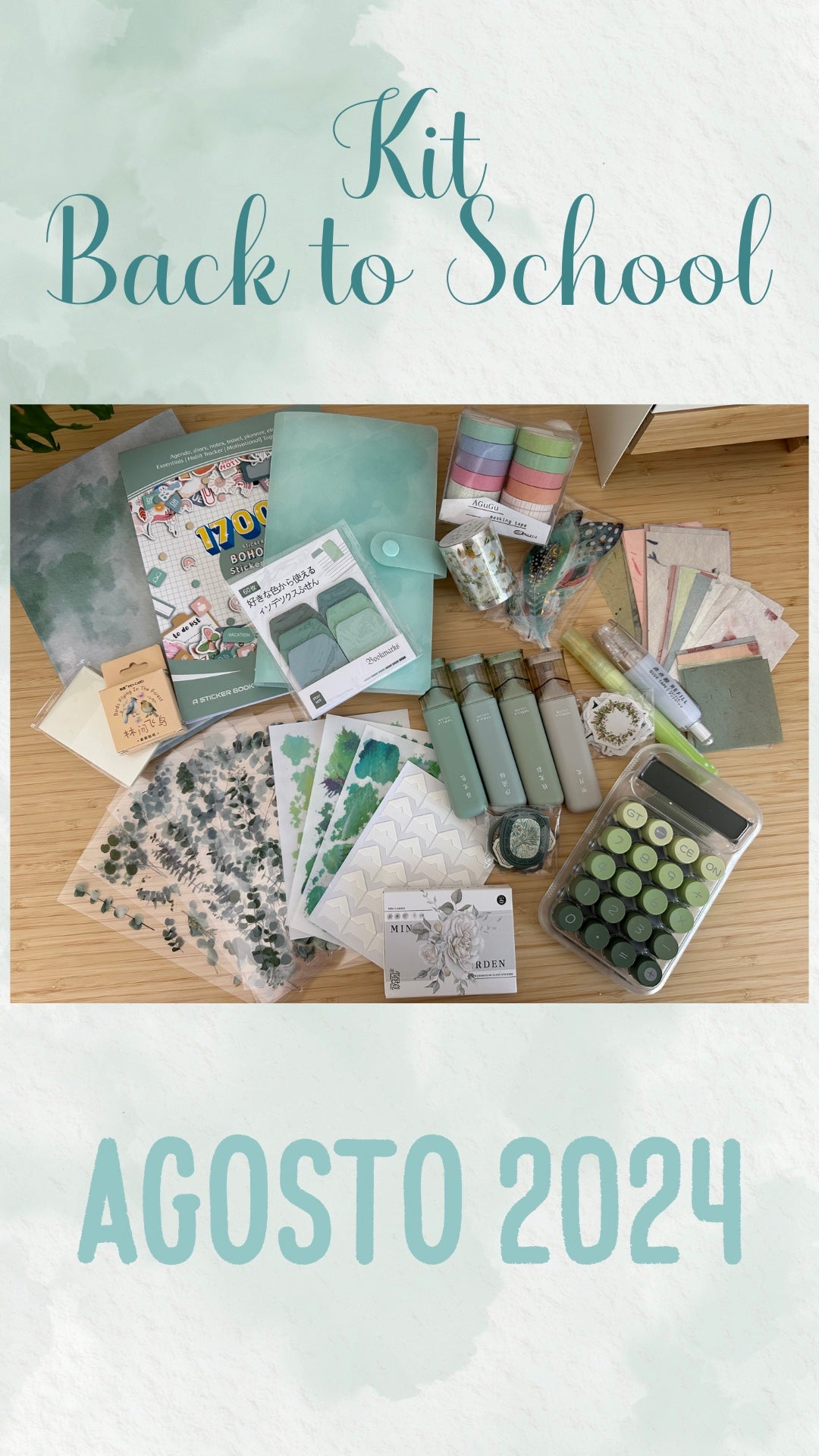 💚 KIT BACK TO SCHOOL 💚 VERDE