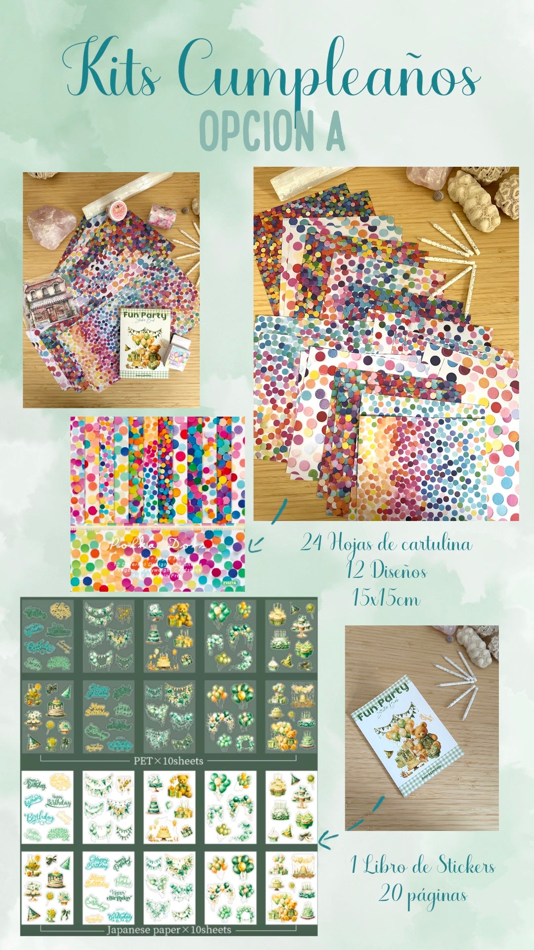 ✨🎂 MINI KIT CUMPLEAÑOS 🍰✨