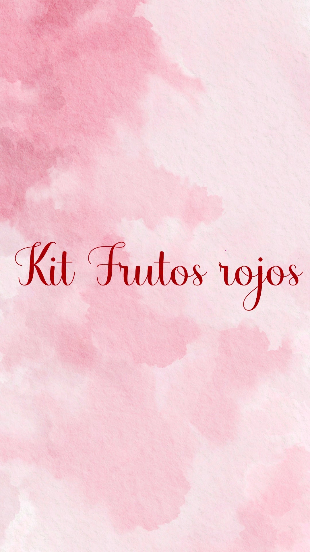 🍎🍓✨ MINI KIT FRUTOS ROJOS ✨🍒🍉