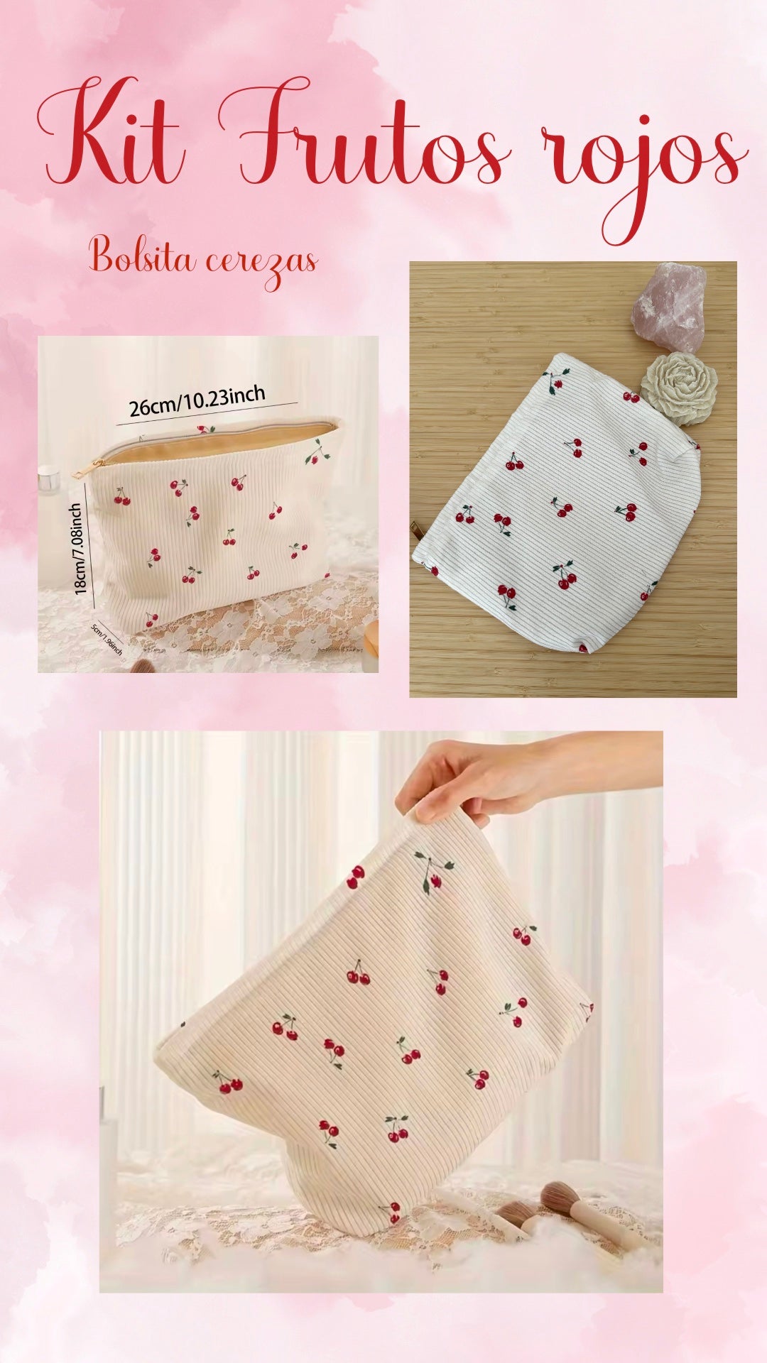 🍎🍓✨ MINI KIT FRUTOS ROJOS ✨🍒🍉