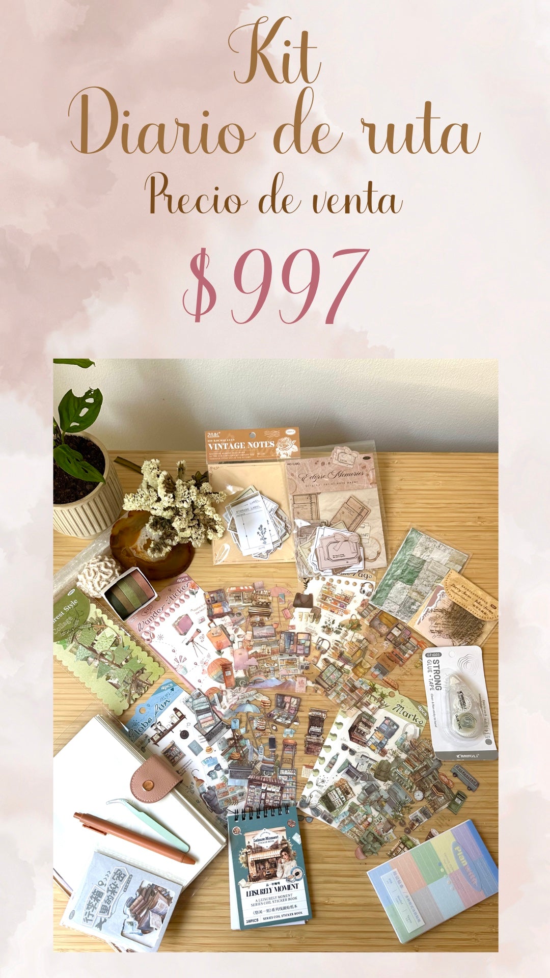 🛬🛣️👜✨ KIT DIARIO DE RUTA✨🎒🚆🧳