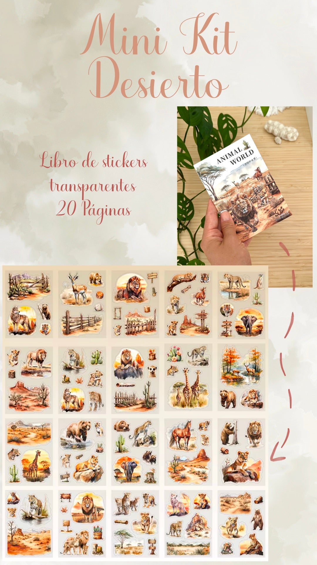 🏜️🌵🐪✨MINI KIT DESIERTO✨🐪🌵🏜️