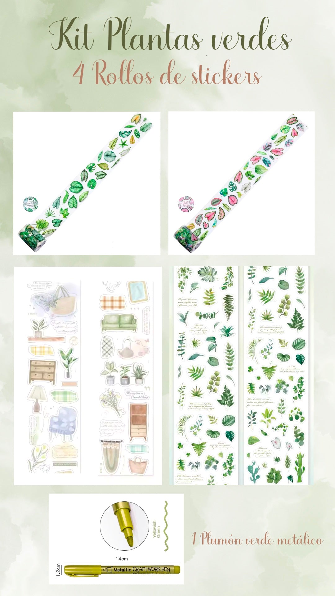 🌿🪴 KIT PLANTAS VERDES 🪴🌿