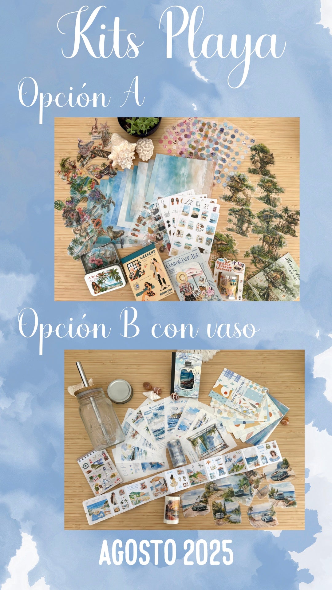⛱️👙🐚✨KITS PLAYA✨🐚👙⛱️ - Opciones A & B