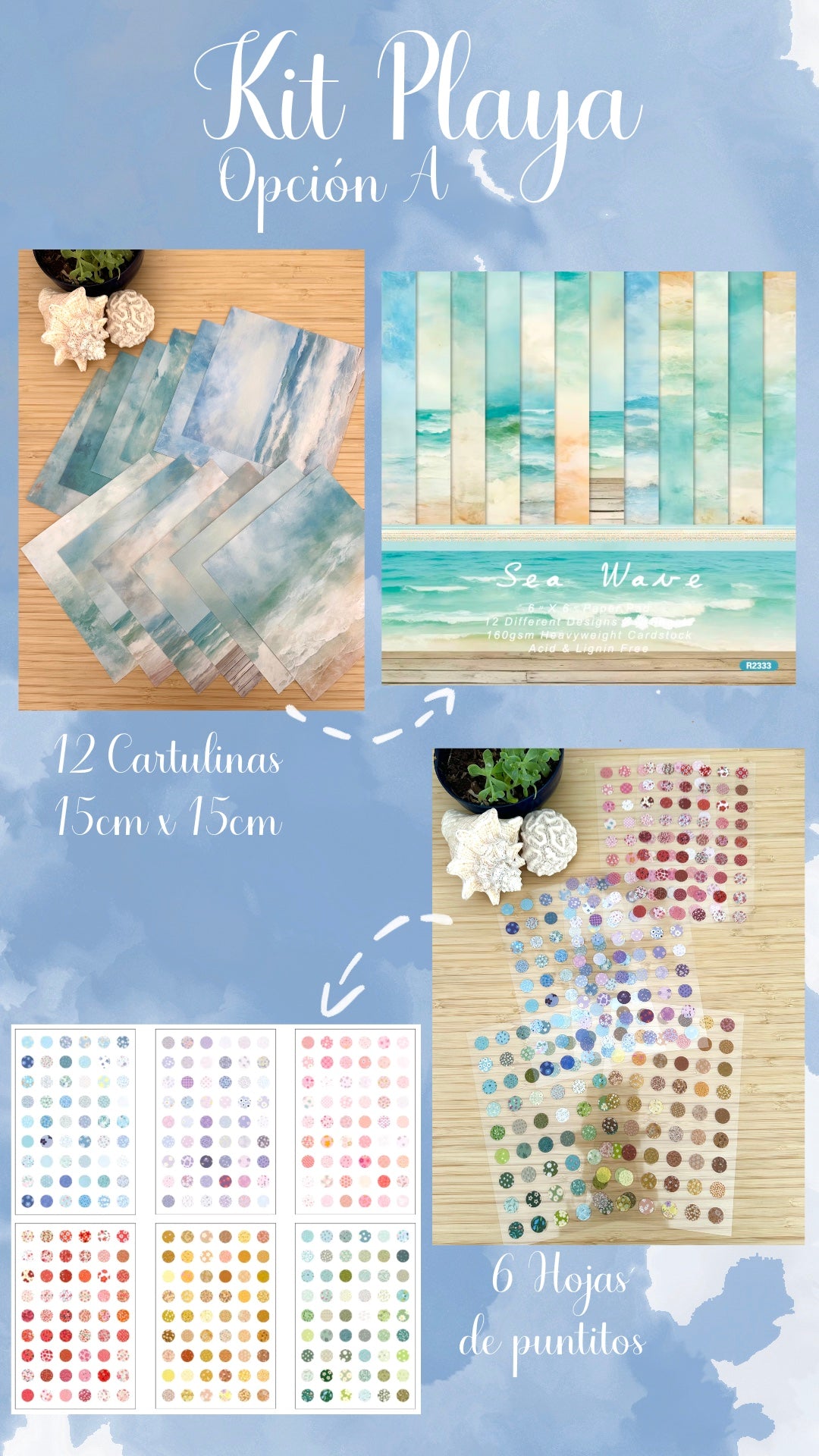 ⛱️👙🐚✨KITS PLAYA✨🐚👙⛱️ - Opciones A & B