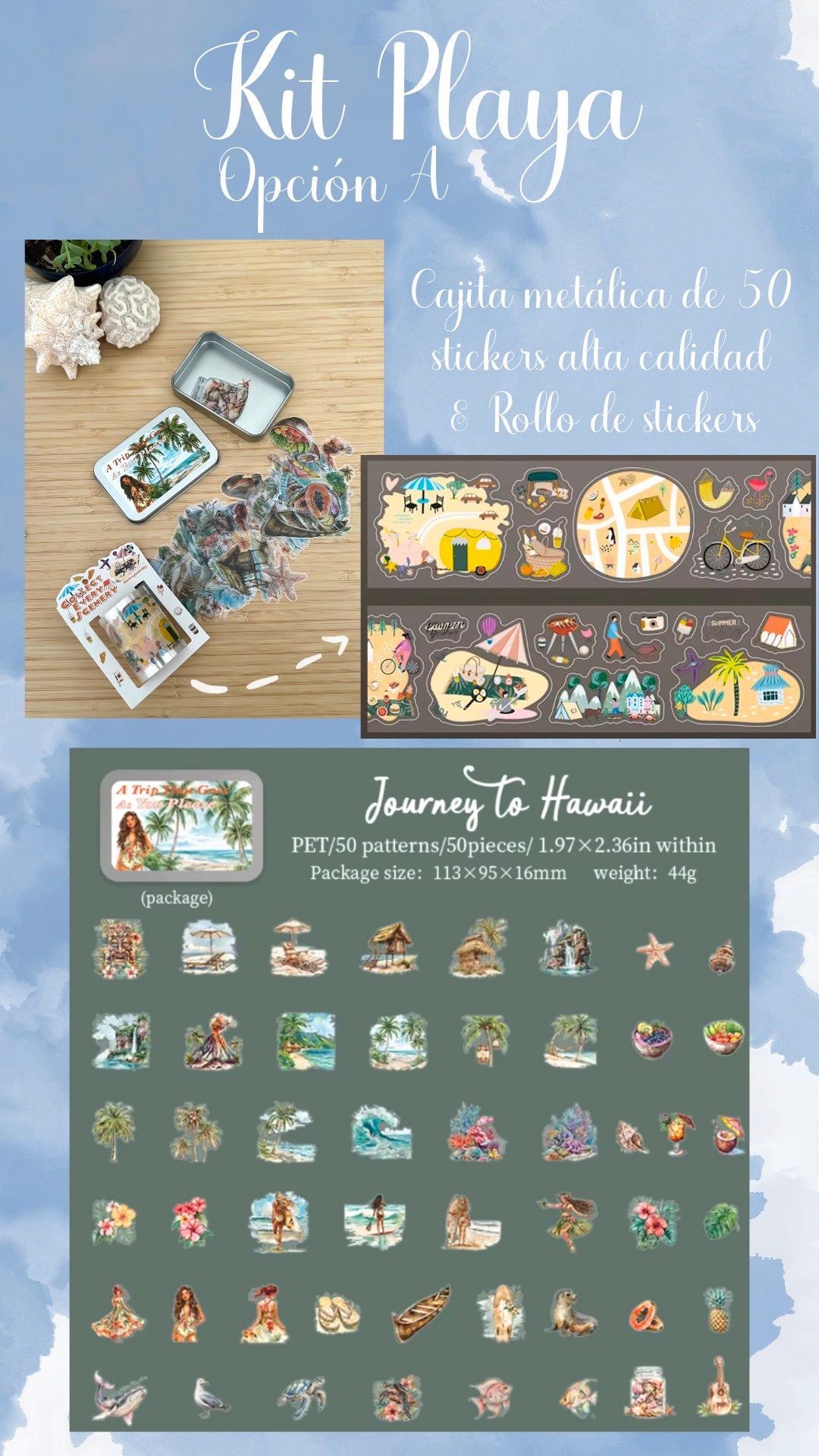 ⛱️👙🐚✨KITS PLAYA✨🐚👙⛱️ - Opciones A & B