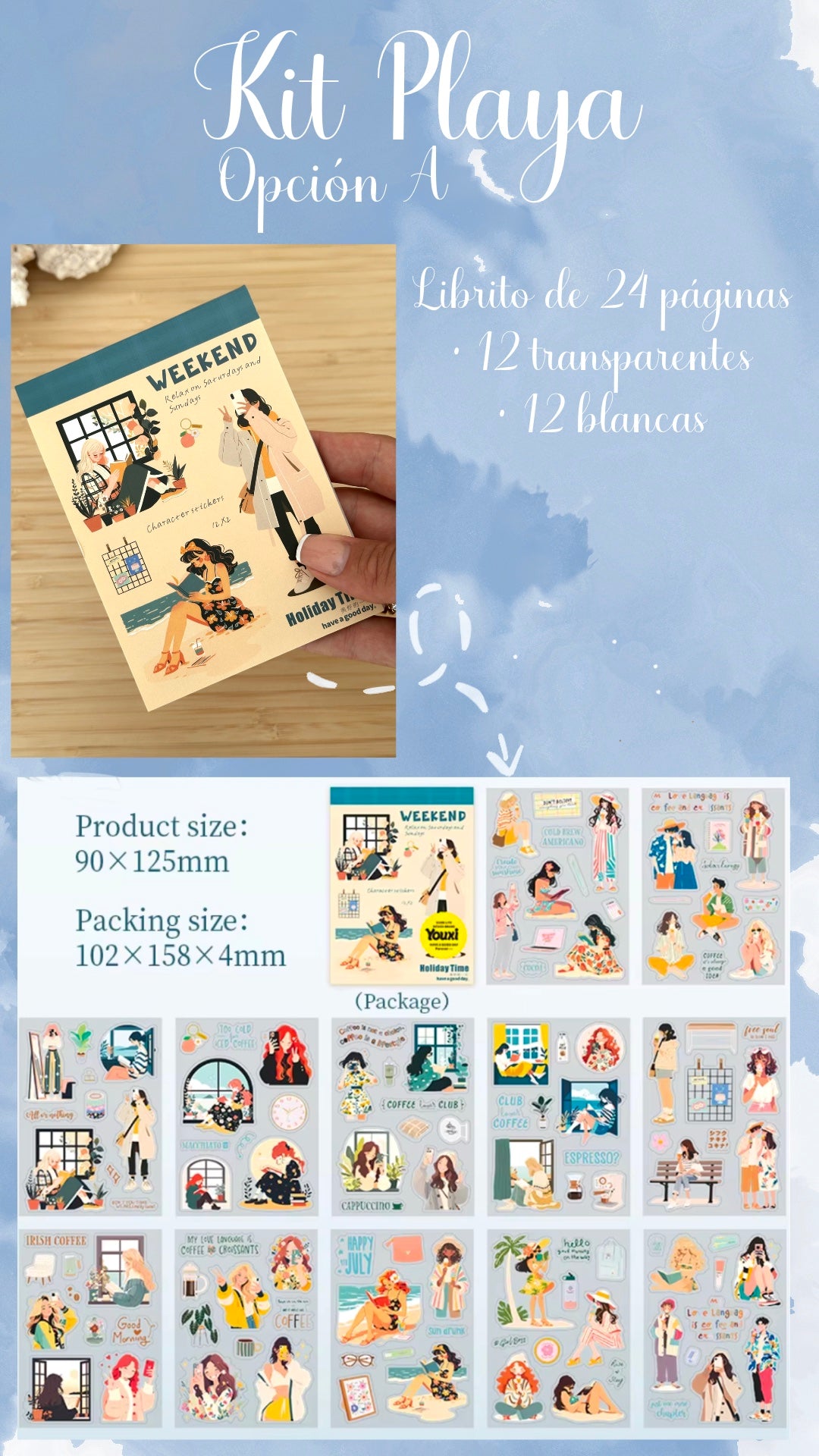 ⛱️👙🐚✨KITS PLAYA✨🐚👙⛱️ - Opciones A & B