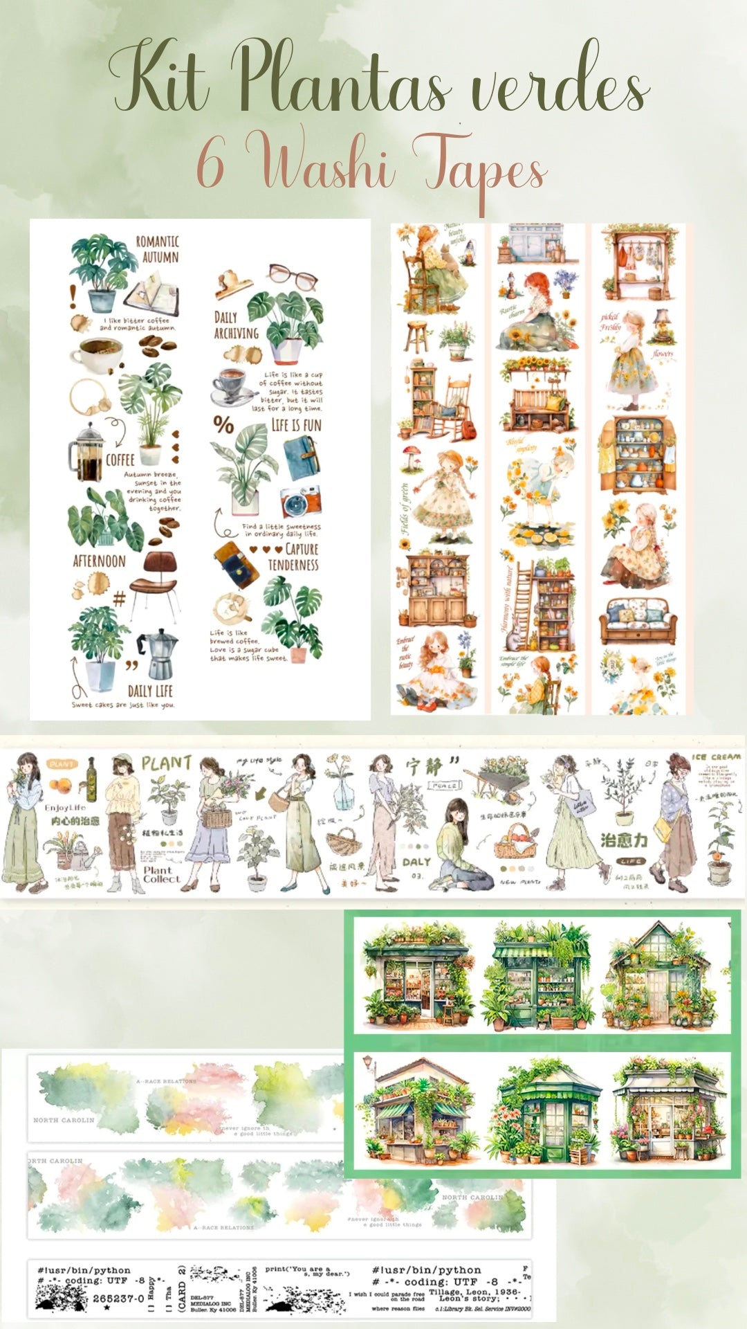 🌿🪴 KIT PLANTAS VERDES 🪴🌿