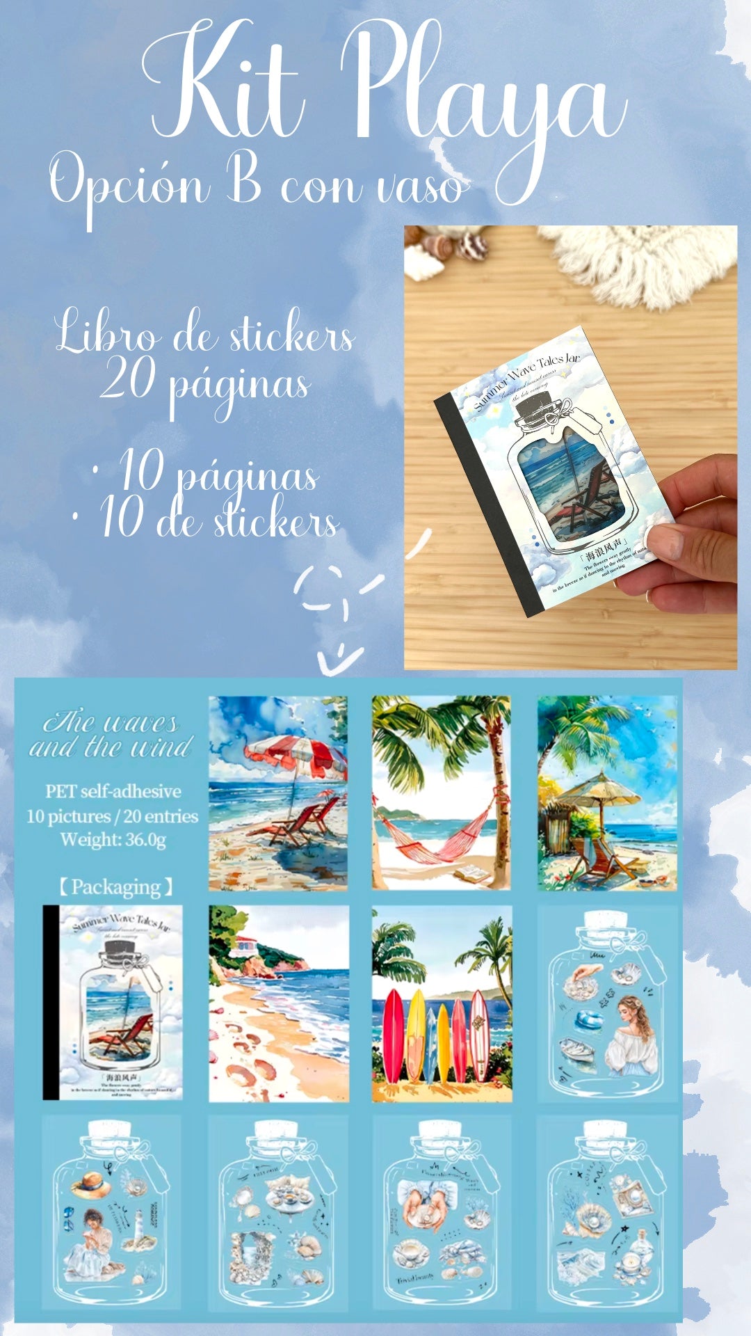 ⛱️👙🐚✨KITS PLAYA✨🐚👙⛱️ - Opciones A & B