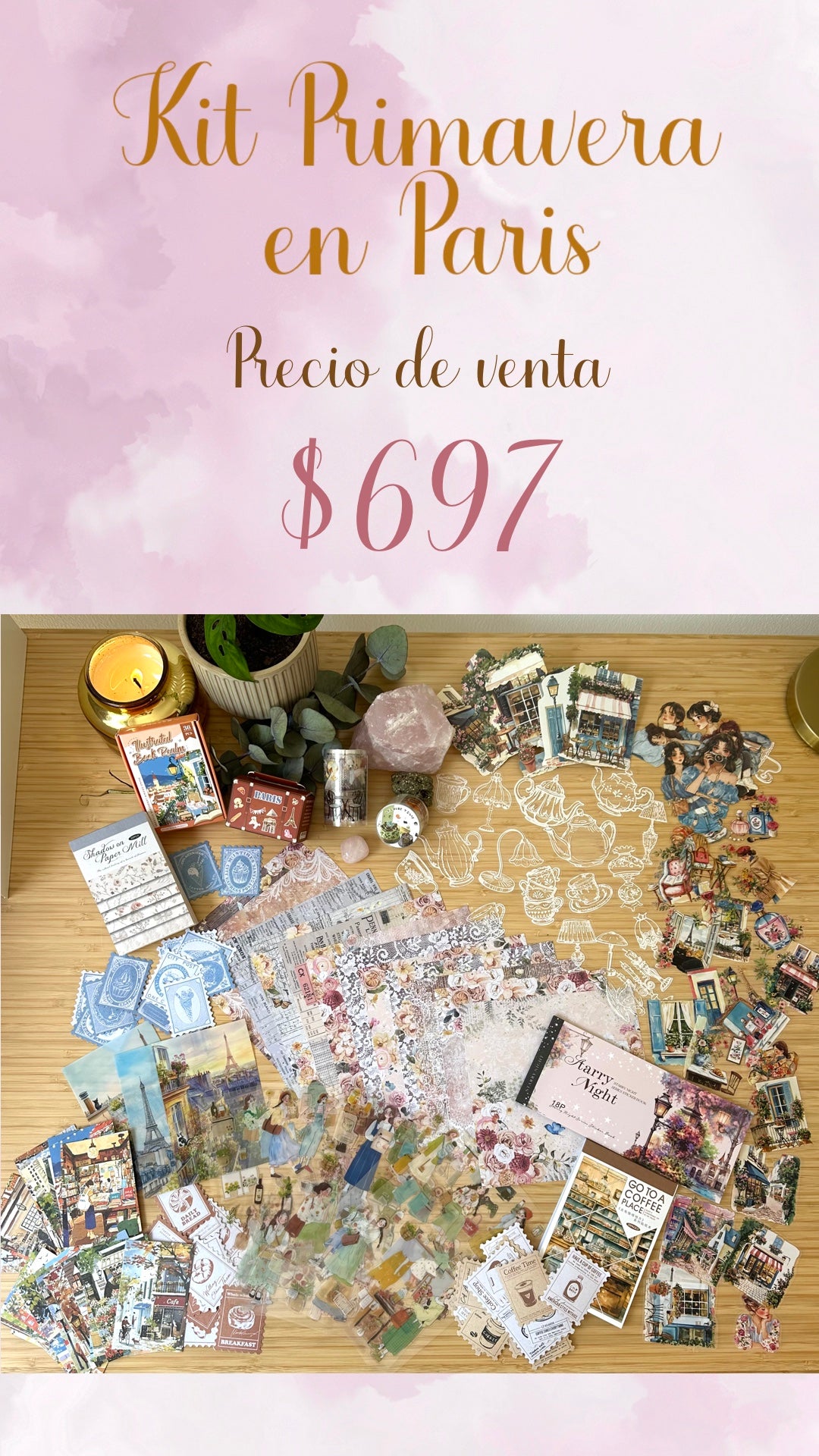 🇫🇷🥖🌸✨ KIT PRIMAVERA EN PARIS✨🌸🥖🇫🇷