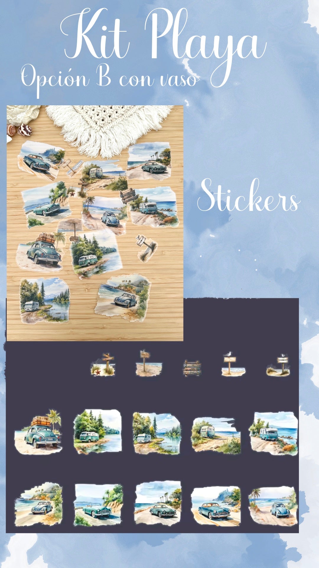 ⛱️👙🐚✨KITS PLAYA✨🐚👙⛱️ - Opciones A & B