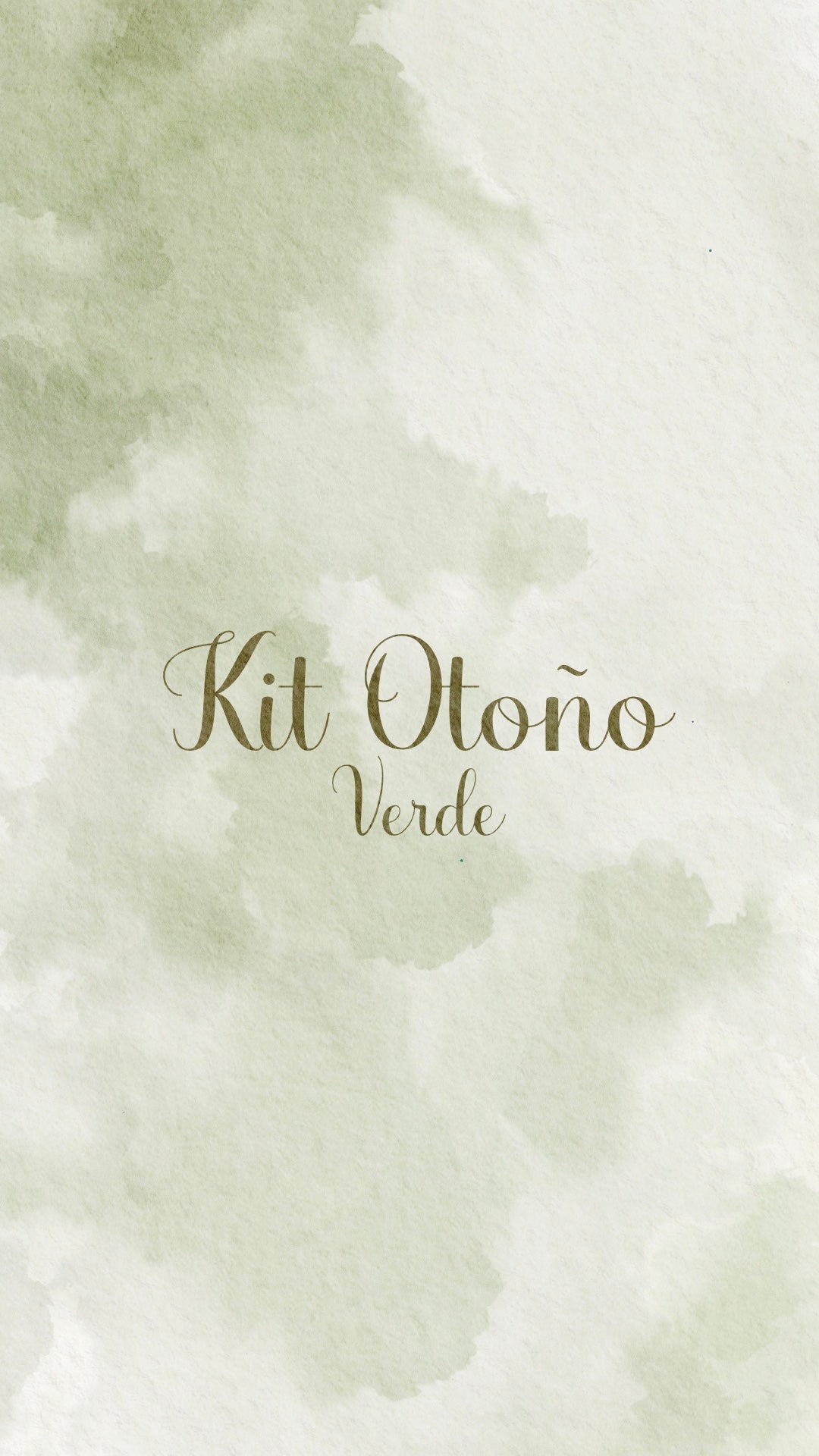 🍂🌿 KIT OTOÑO - TONOS VERDES 🌿🍂