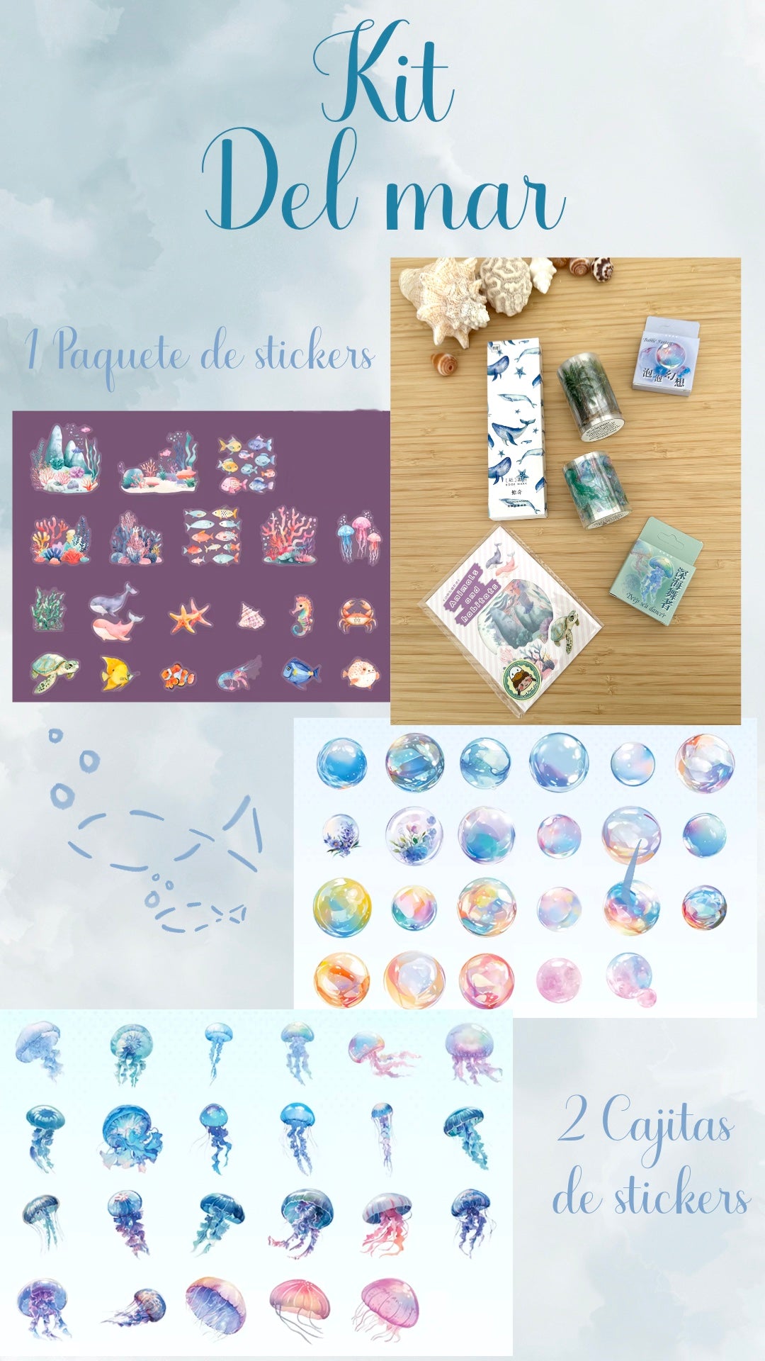 🐠🐋🐳✨KIT DEL MAR ✨🐳🐋🐠