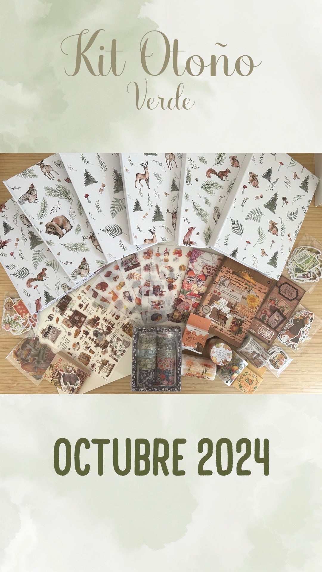 🍂🌿 KIT OTOÑO - TONOS VERDES 🌿🍂
