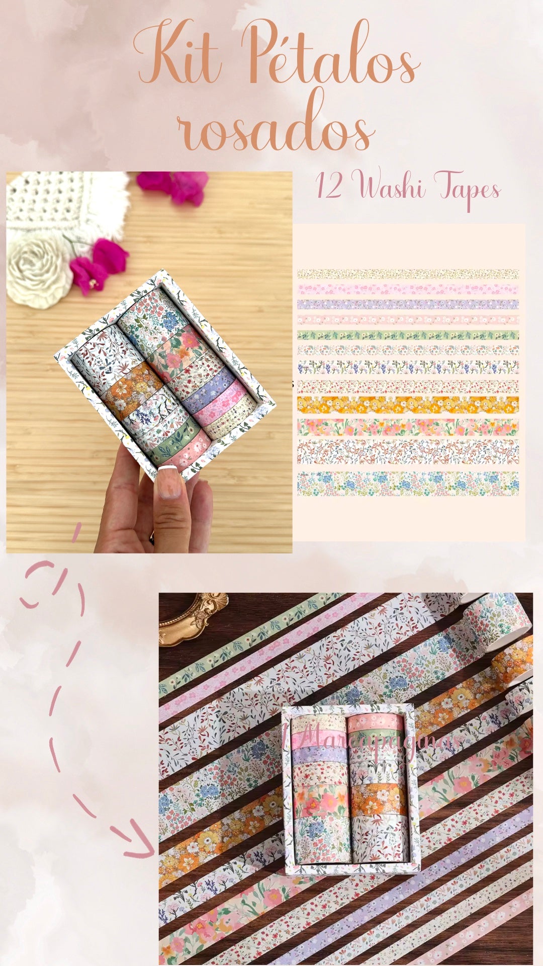 🌸✨ KIT PETALOS ROSADOS✨🌸