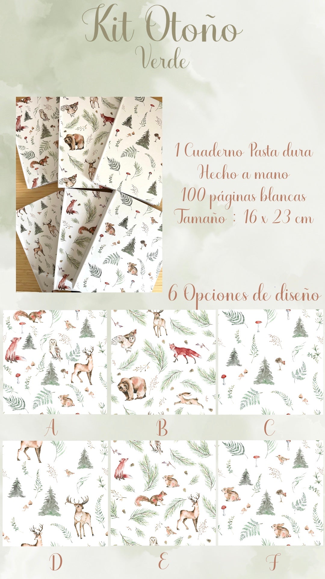 🍂🌿 KIT OTOÑO - TONOS VERDES 🌿🍂