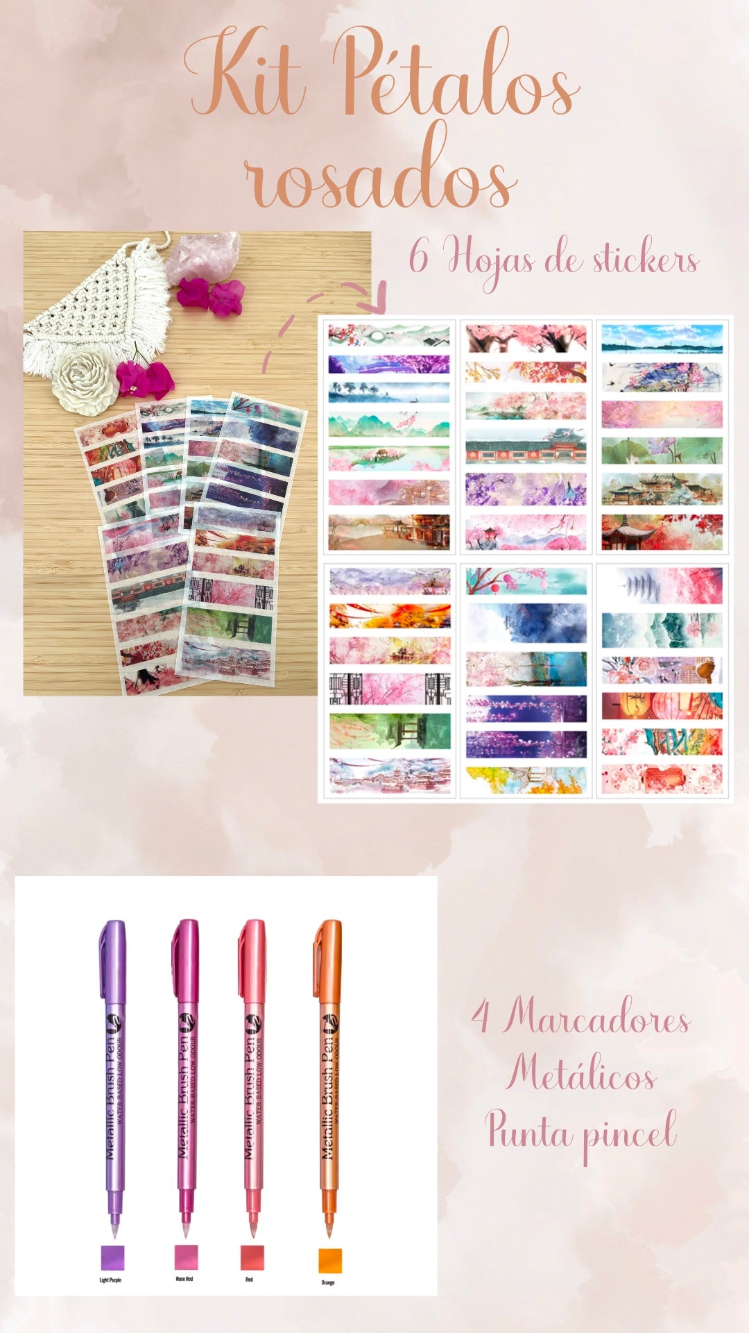 🌸✨ KIT PETALOS ROSADOS✨🌸