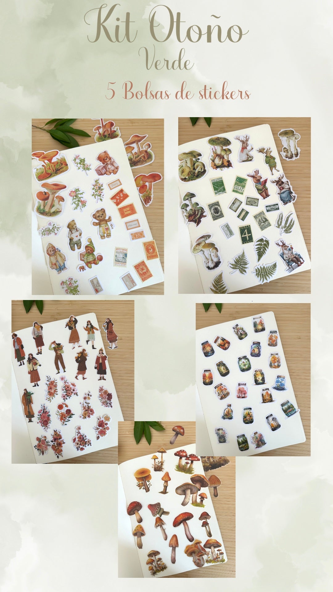 🍂🌿 KIT OTOÑO - TONOS VERDES 🌿🍂