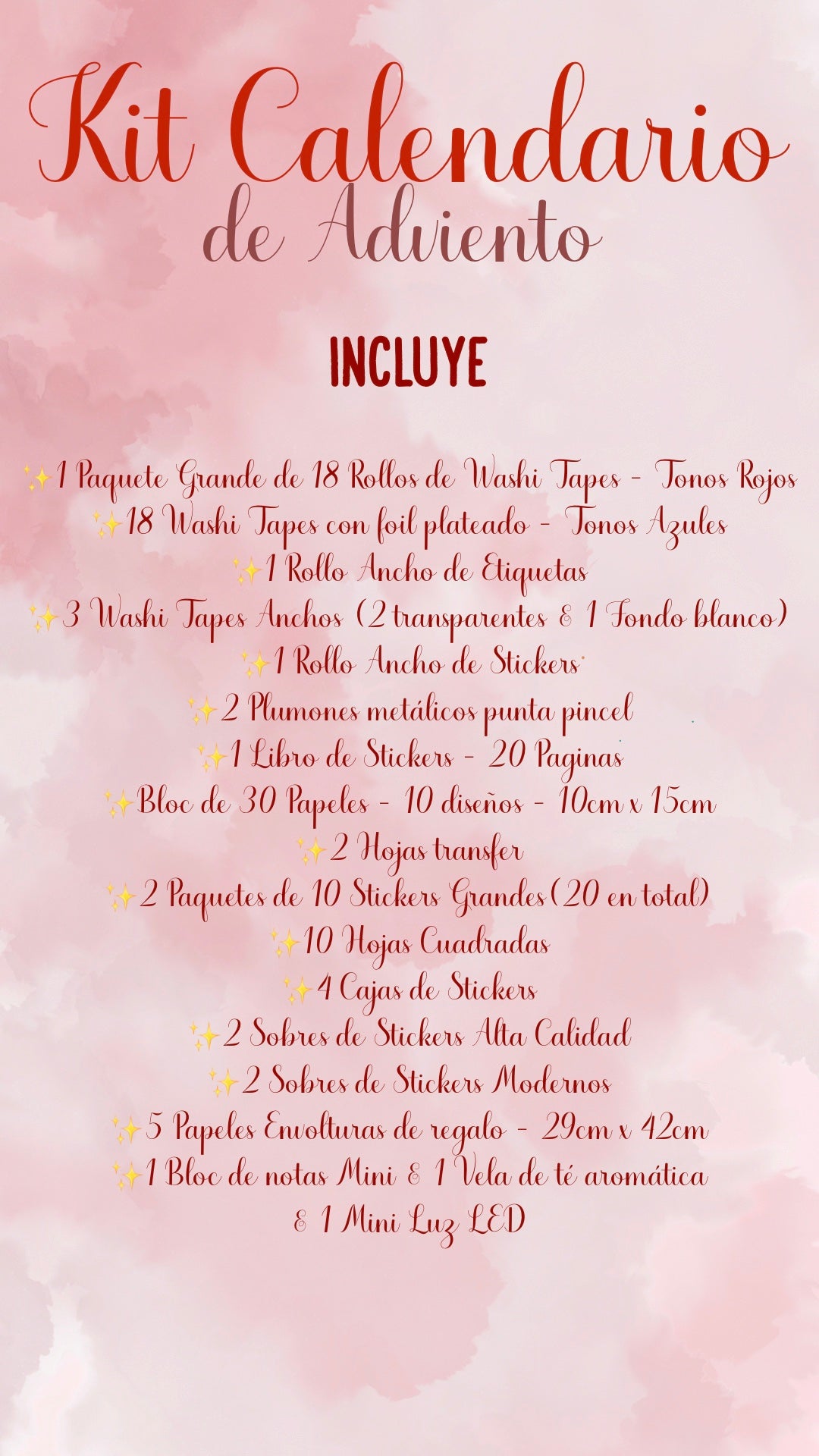 🎁 KIT CALENDARIO DE ADVIENTO 🎁