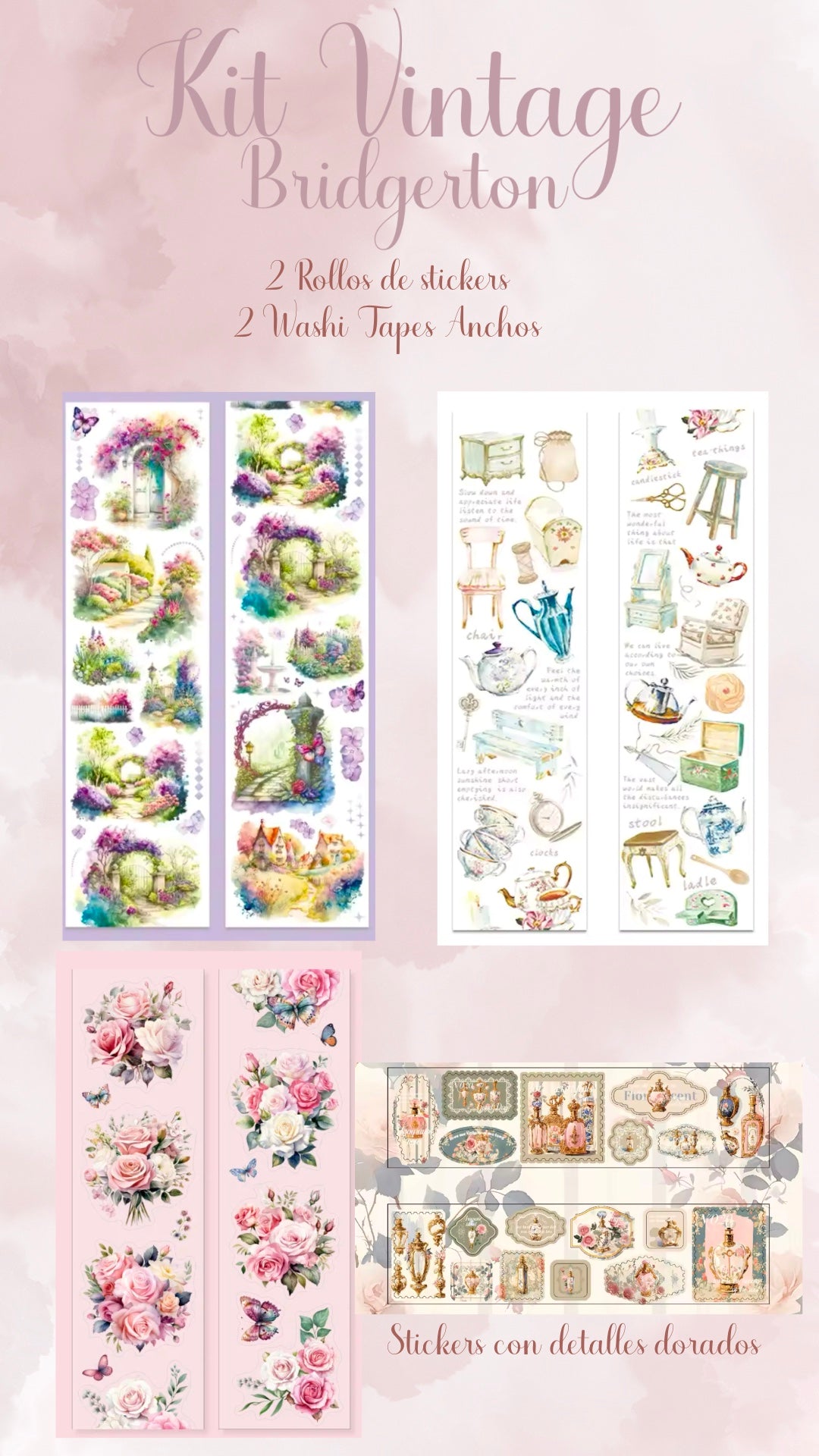 ✨🌸 KIT VINTAGE - BRIDGERTON 🌸✨