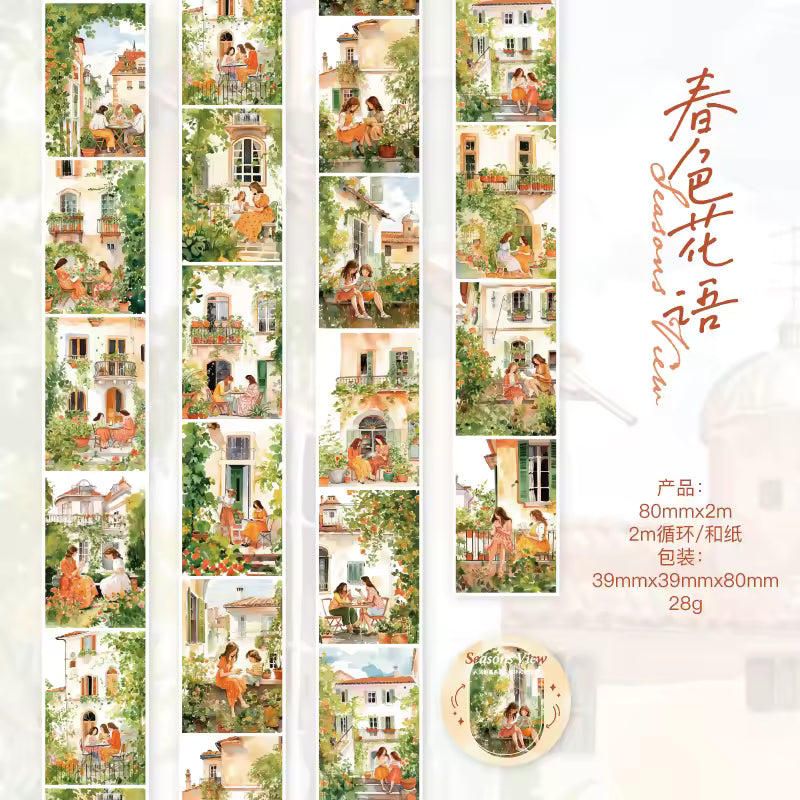 Washi Tape Ancho Season View