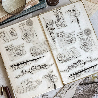 20 Stickers Grandes Steam Century Serie