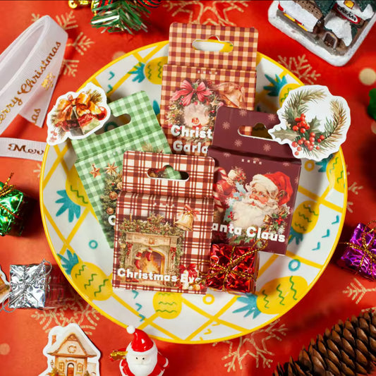 Cajita de stickers Navidad - 4 Opciones