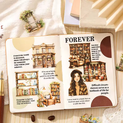 40 Stickers Biblioteca & Libros