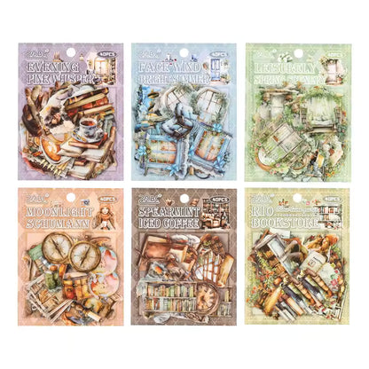 40 Stickers Biblioteca & Libros