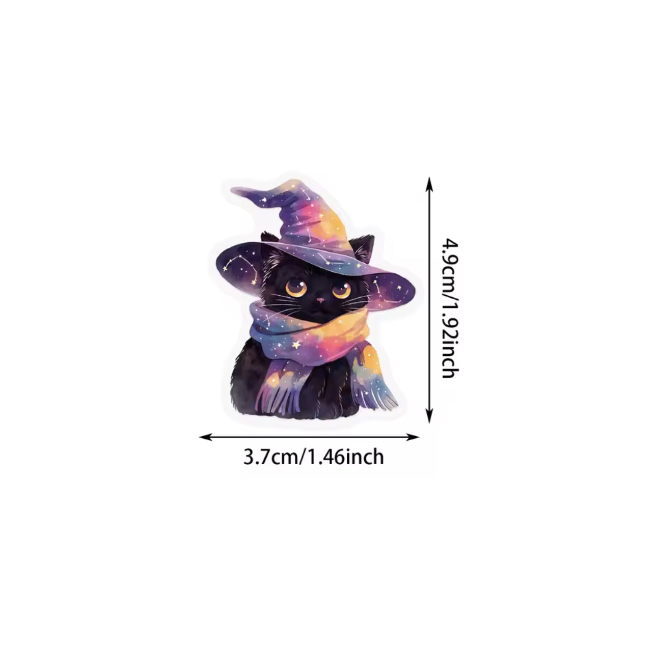 50 Stickers transparentes Magia 🪄