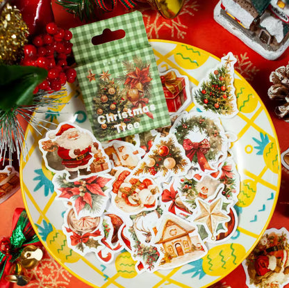 Cajita de stickers Navidad - 4 Opciones
