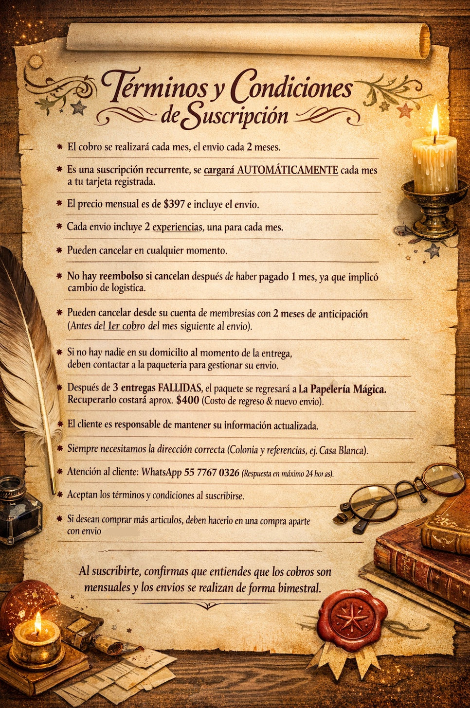 💌 MEMBRESIA "Correspondencias Mágicas"💌