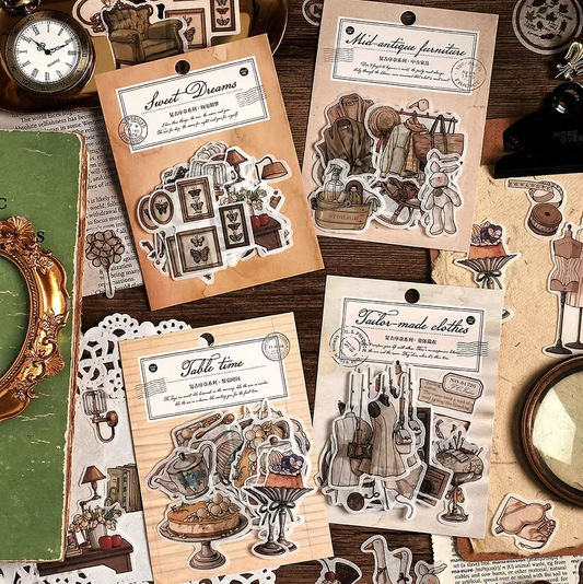 40 Hermosos Stickers Vintage