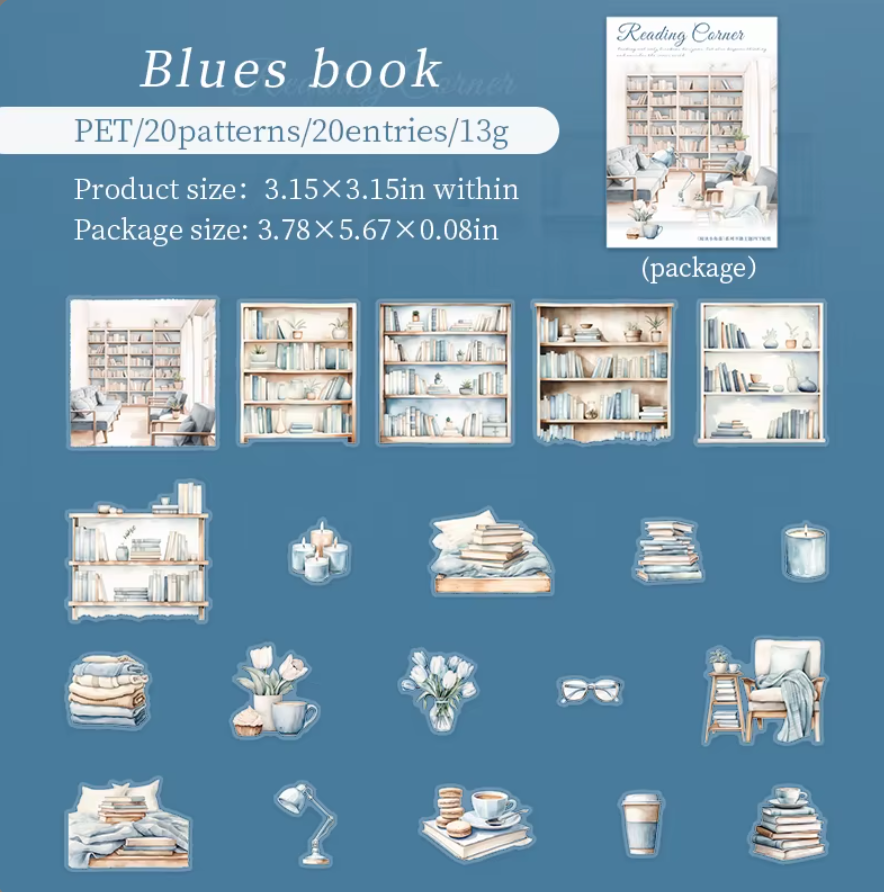 20 Stickers Libros