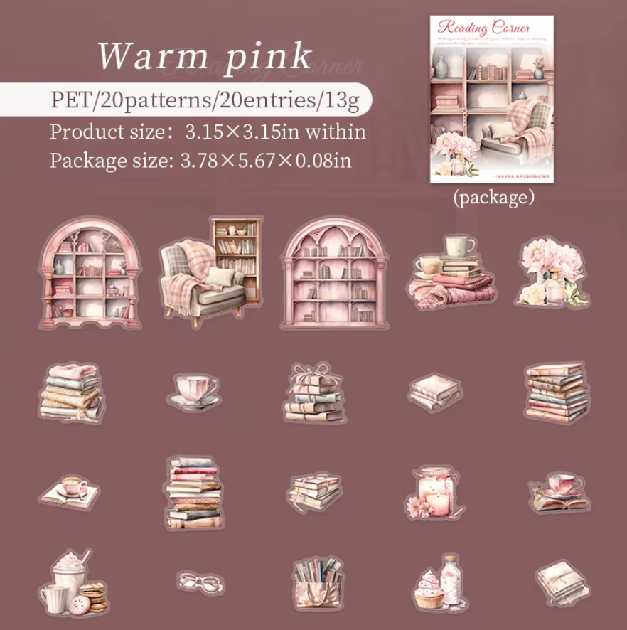 20 Stickers Libros