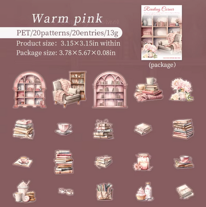 20 Stickers Libros