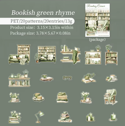 20 Stickers Libros