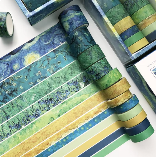 12 Washi Tapes Van Gogh