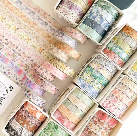 5 Washi Tapes Flores