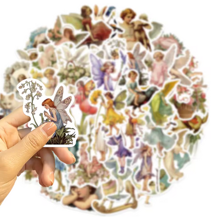 50 Stickers Vinil Hadas