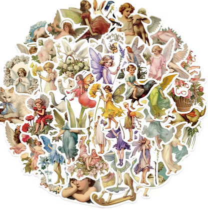 50 Stickers Vinil Hadas