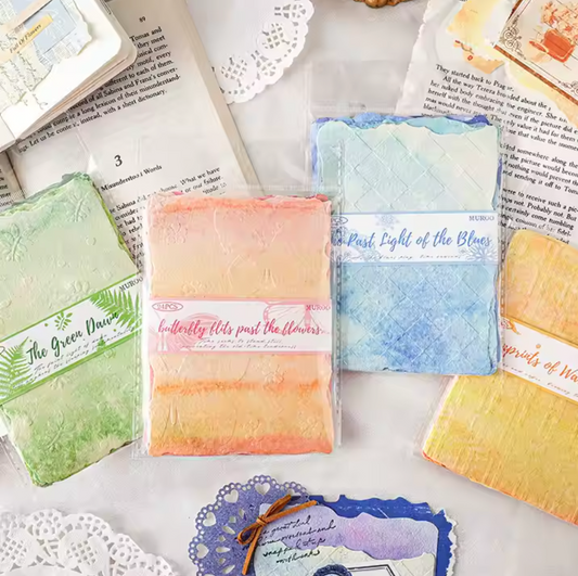 24 Papeles texturizados cartulina