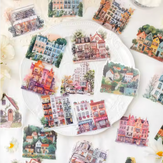 30 Stickers grandes Casas
