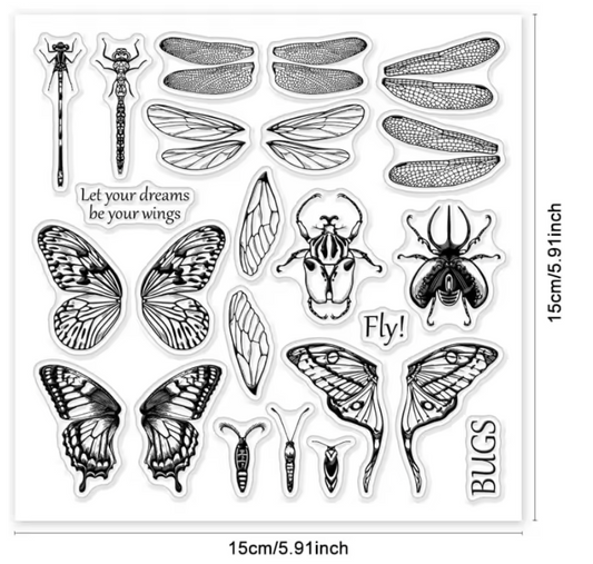 Sellos de silicon Mariposas & Libelulas
