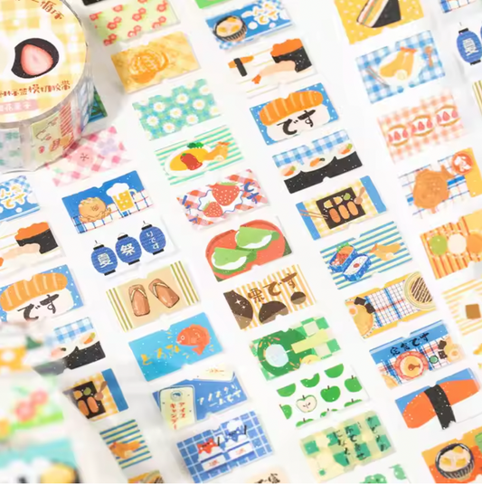 Rollo de Stickers Estilo asiatico