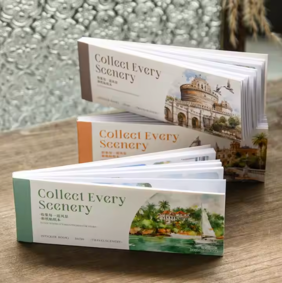 Libro de Stickers - 30 paginas Collect Every Scenery