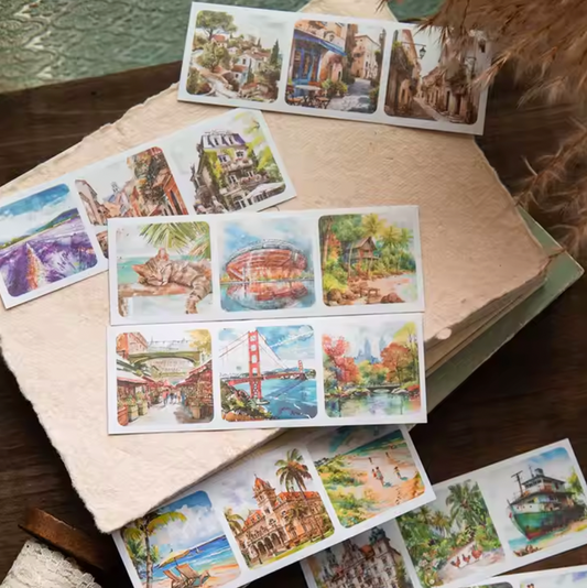 Libro de Stickers - 30 paginas Collect Every Scenery