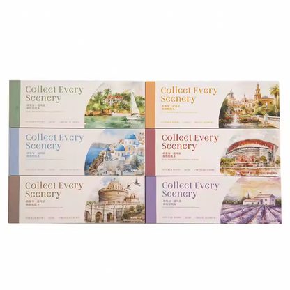 Libro de Stickers - 30 paginas Collect Every Scenery