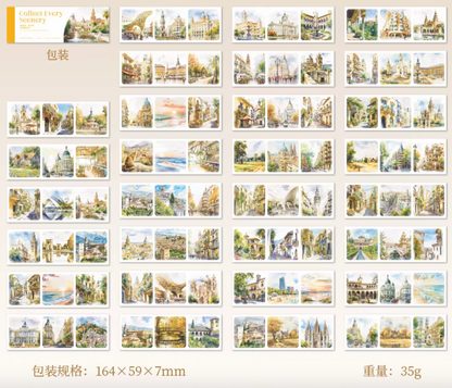 Libro de Stickers - 30 paginas Collect Every Scenery